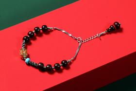 HL0032久°安/串饰  如意福禄·相伴久安  海南黄花梨·0.6*0.7cm*8粒