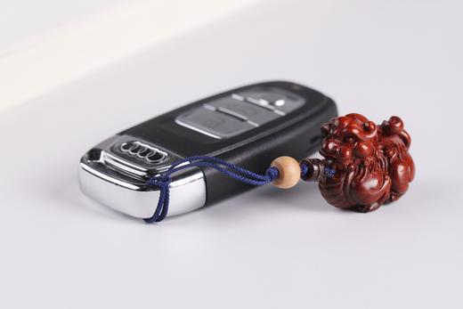 GJXJ0032°精工貔貅小叶紫檀挂件30mmx20mmx25mm 商品图4