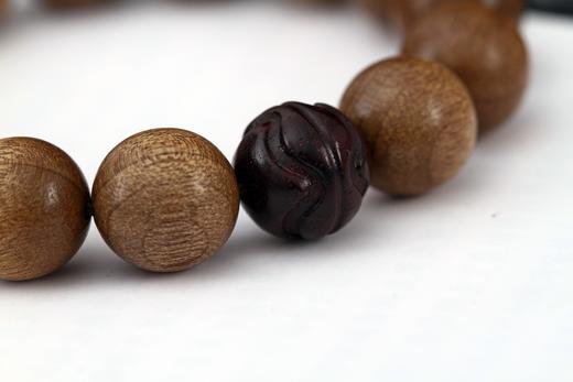 JSNM0035°金丝楠木老山莲蓬·寓意多福12mmx14粒 商品图4