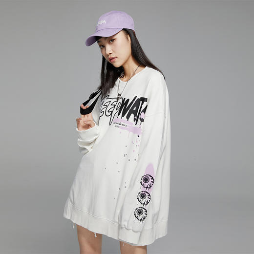 MISHKA圆领套头印花卫衣M61000416M 商品图2