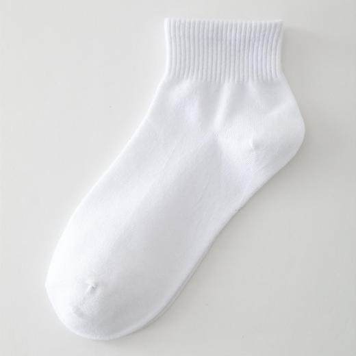 【3双装 加大后跟 舒适百搭】男士袜子日系ins中筒袜秋冬长袜百搭潮运动袜 男士黑白色 堆堆袜女 商品图8