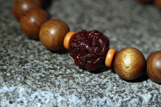 JSNM0033°紫檀貔貅·招财纳福旺势10mmx16粒 商品图4