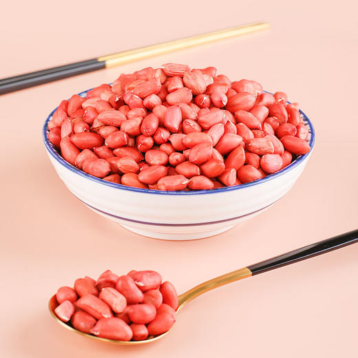素食猫泰来特产四粒红花生400g*3 商品图5