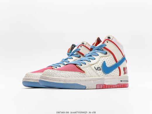 耐克Ishod Wair x Magnus Walker x Nike SB Dunk High保时捷911做旧复古高帮休闲运动板鞋DH7683-100 商品图4