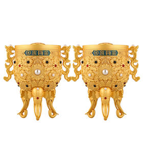 勇士的荣耀金瓯永固杯酒53度酱香型白酒520ml*2坛装