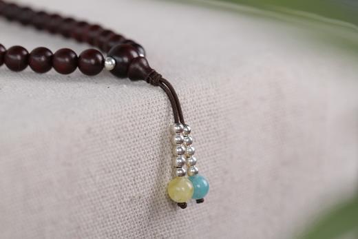 XYZT0011高品质印度小叶紫檀6mmx54粒 商品图3