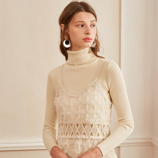 欧芮儿裙类套装杏色 商品图3