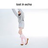 lost in echo尼⻰布拼接⽪料⾼筒时装雨靴长靴超轻 商品缩略图4