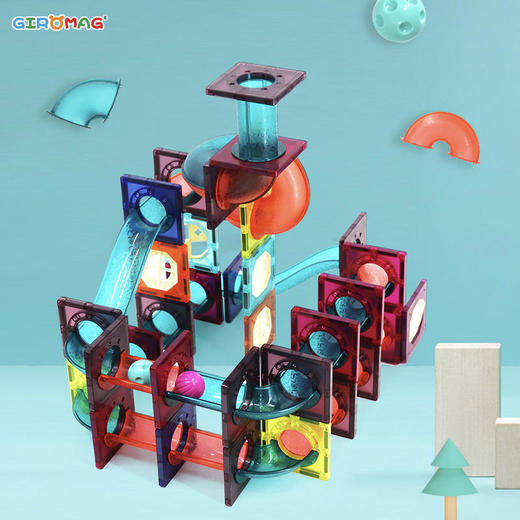 Giromag新品2021磁力轨道80pcs/110pcs套装/186pcs套装 商品图3