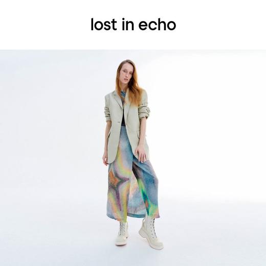 lost in echo手柄装饰厚底马丁短靴皮靴 商品图4