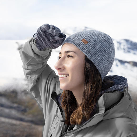 Naturehike挪客针织帽秋冬保暖帽羊毛帽男女护耳户外帽子运动线帽 商品图3