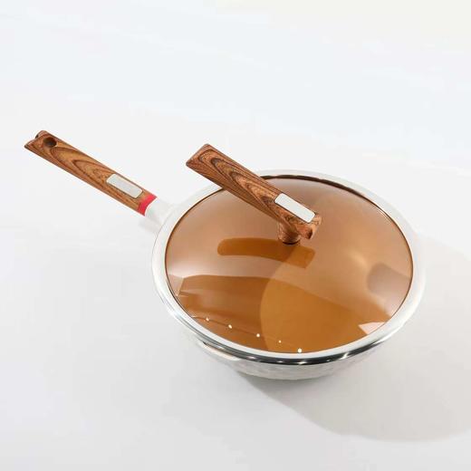 价值699 正P！迈卡*罗麦饭石不粘锅炒锅燃气灶电磁炉平底锅炒菜锅30cm MC-C30L1 通用少油烟 美观耐用 健康环保 导热迅速 防烫隔热 可立可放易握持 预售 商品图6