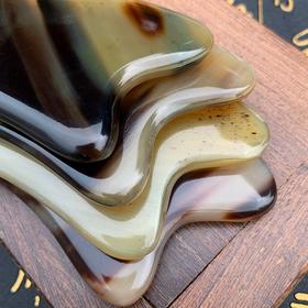 【店选】天然牦牛角牛角刮痧板（2个规格）