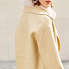欧芮儿2020春装新款长袖双面呢大衣女bf风宽松显瘦双排扣毛呢外套 商品缩略图3