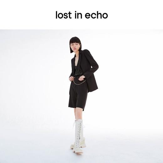【下架】lost in echo 手柄装饰厚底马丁长靴皮靴 商品图2