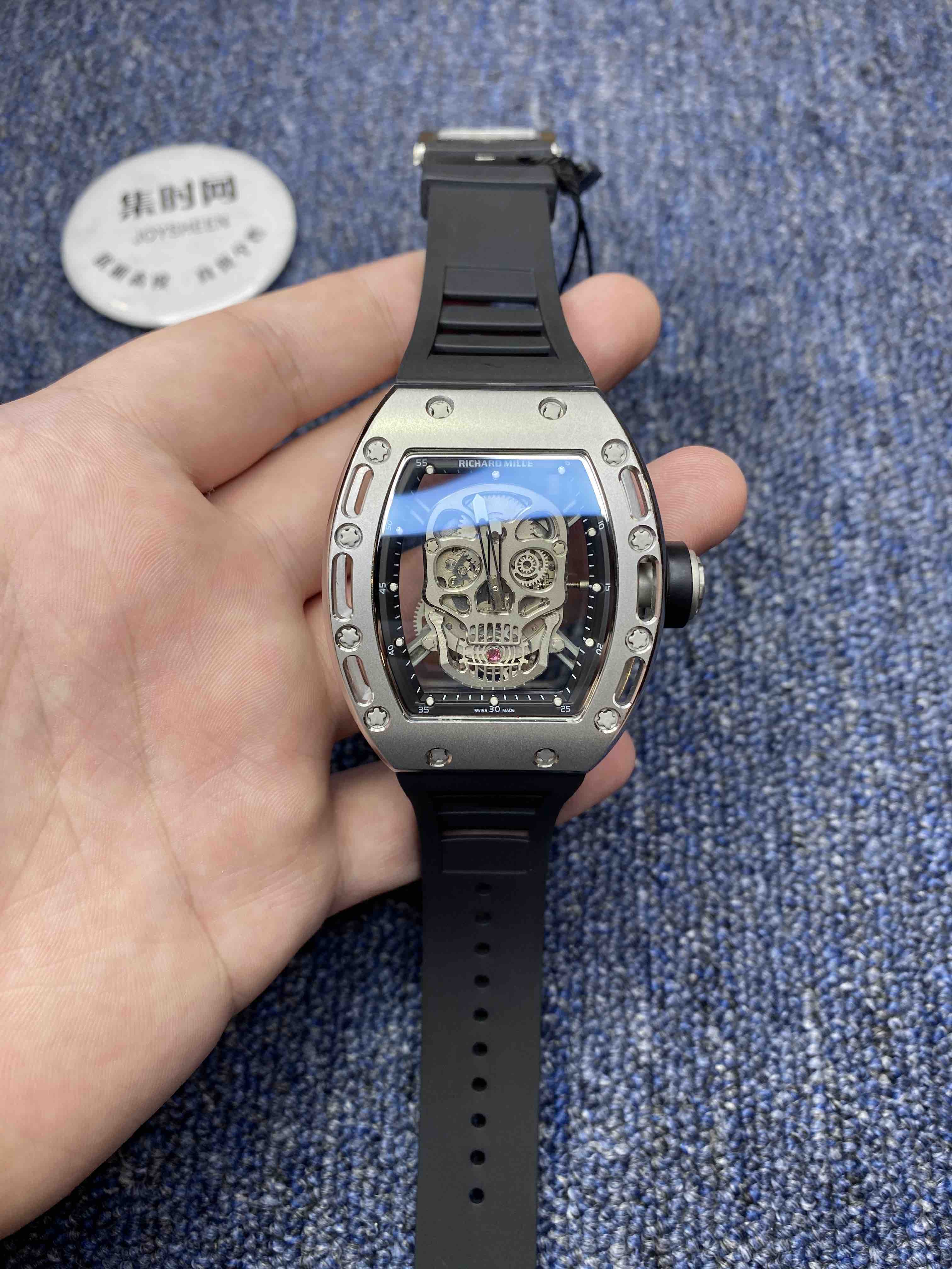 richard mille 理查德·米勒rm52-01 镂空骷髅头