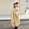 欧芮儿2020春装新款长袖双面呢大衣女bf风宽松显瘦双排扣毛呢外套 商品缩略图2