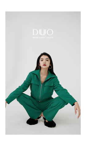 黑标系列 BV绿针织香风高街运动风格套装