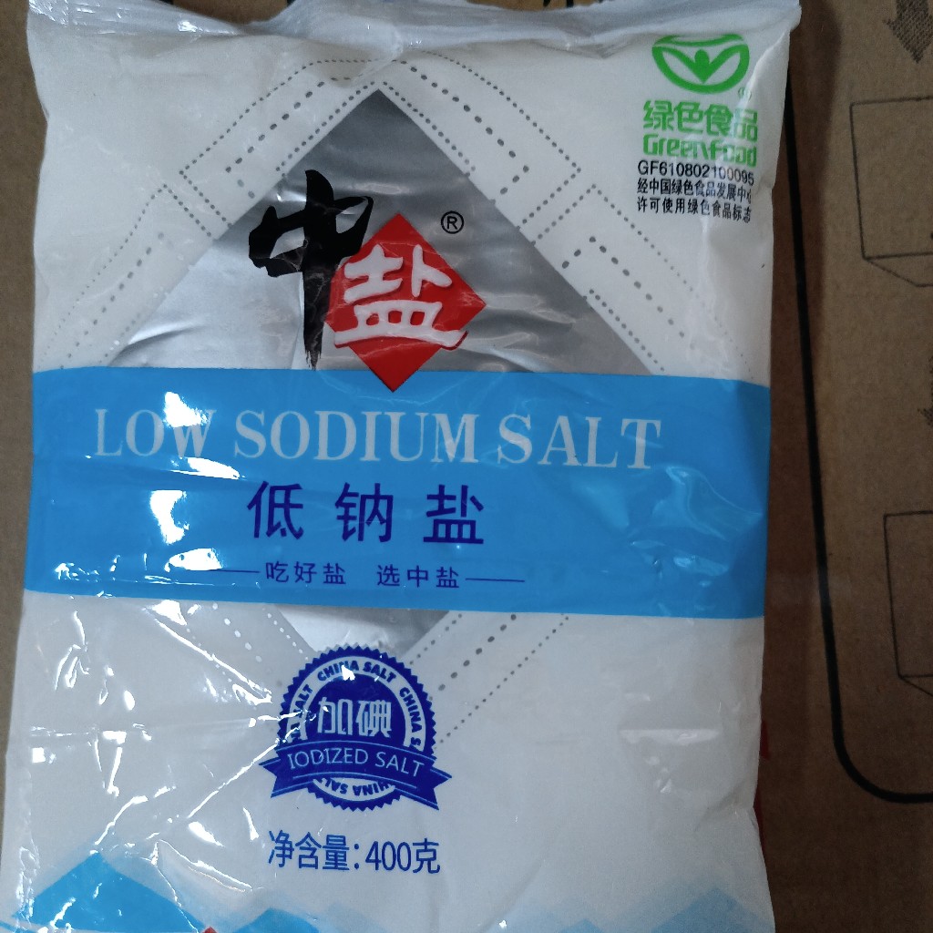 中盐低钠盐(加碘)400g
