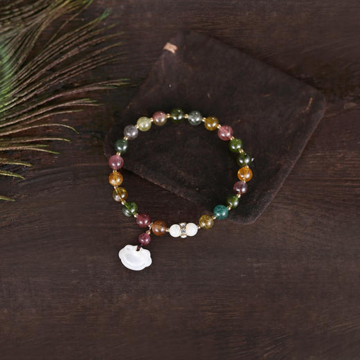 醍醐 碧玺贝壳如意单圈手串 手链 精选礼物 五彩缤纷 精致典雅 商品图3