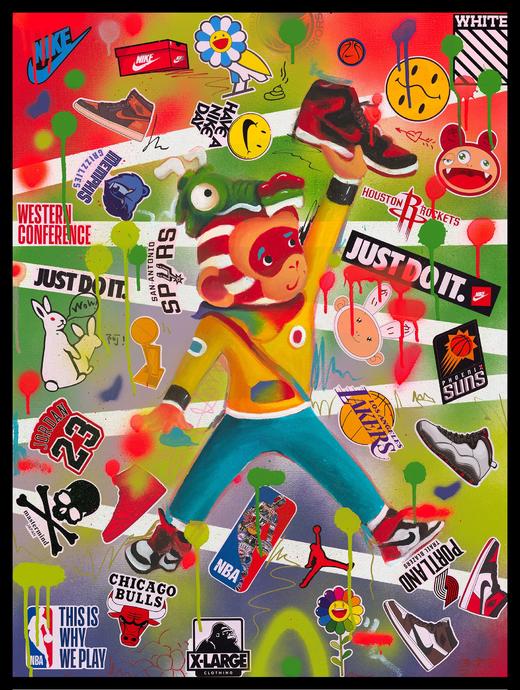 陈建周版画《悟空乔丹 3.0》 商品图0