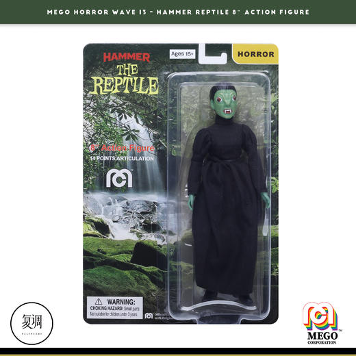 现货 Mego Hammer Film 蛇魔 8英寸挂卡 商品图6