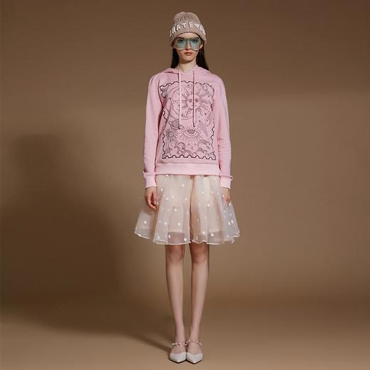 粉色星云绣花卫衣 商品图3