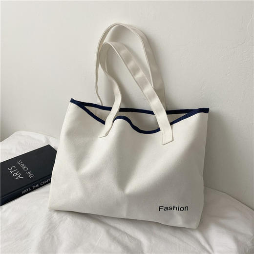 【服饰鞋包】潮流清新手提帆布包女包韩版简约女士单肩包包 商品图0