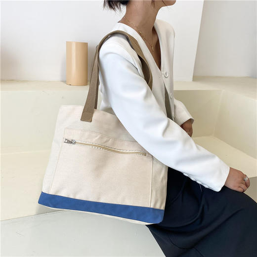 【服饰鞋包】帆布包新款包包女包韩版女士手提单肩女包 商品图1