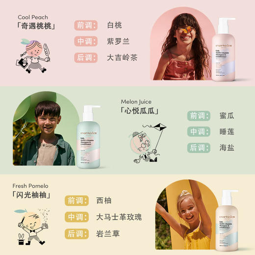 Evereden安唯伊儿童多维营养洗发护发二合一洗发水护发素300ml 商品图3