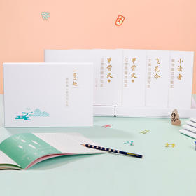 【适合5-10岁】一字一趣全4册 我的第一套书写礼盒 甲骨文汉字思维本 小读者 飞花令