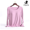 【七十二小时发货】壁虎瑜伽【2109SY92】圆领高弹瑜伽长袖（有胸垫） 商品缩略图10