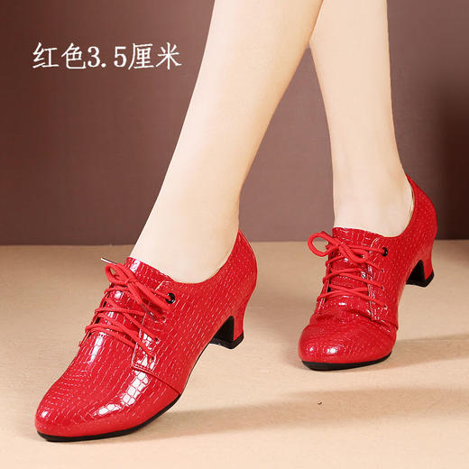 广场舞鞋女室外舞蹈鞋软底四季中高跟广场舞鞋子拉丁跳舞女鞋 商品图8