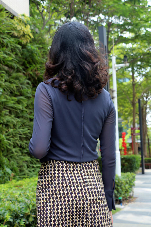 3F4541--铅白色、漆黑色、蓝灰色衬衫 商品图9