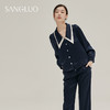 法式尖领泡泡袖 SANGLUO 19姆米桑蚕丝真丝睡衣【本商品不支持使用优惠券】 商品缩略图5