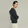 2021年新款纯山羊绒圆领短款廓形套头衫 商品缩略图3