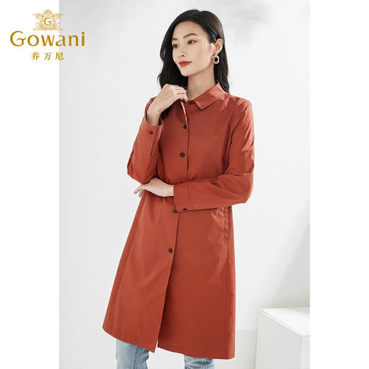 乔万尼风衣春新品外套简约挺括显瘦百搭EI3A169 商品图1