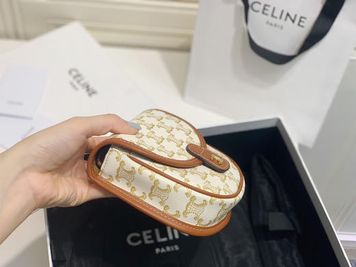 celin 新款马鞍包-白花 商品图3
