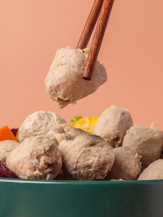 桂冠香菇贡丸 火锅食材/火锅料弹性十足 美味热销贡丸 丸子110g 商品图3