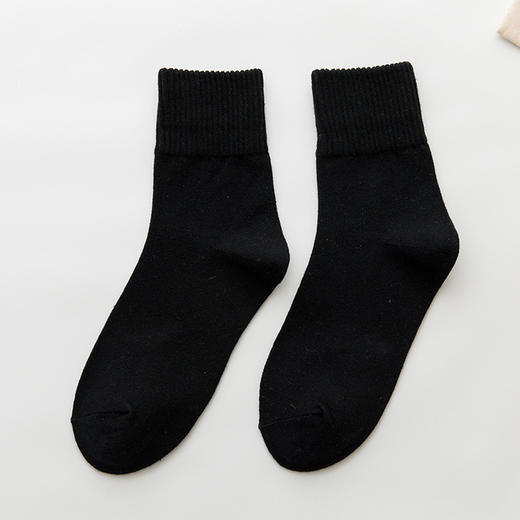 【糖果系列5双装】秋冬季新款袜子女士纯色棉袜高罗口女袜中筒袜ins潮流日系短筒袜 商品图10