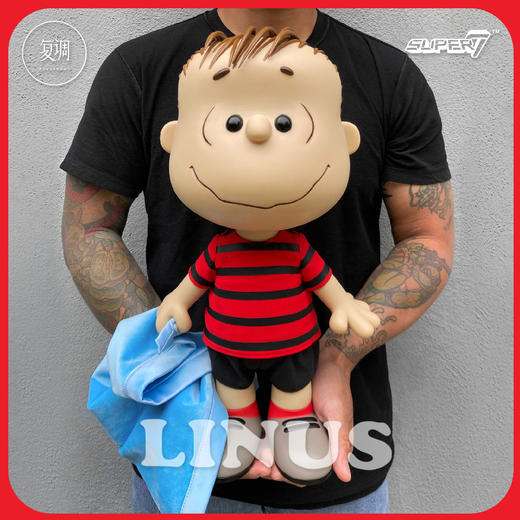 现货 Super7 超大 莱纳斯 花生漫画 史努比 Peanuts 摆件 复古 经典 潮流玩具 商品图2