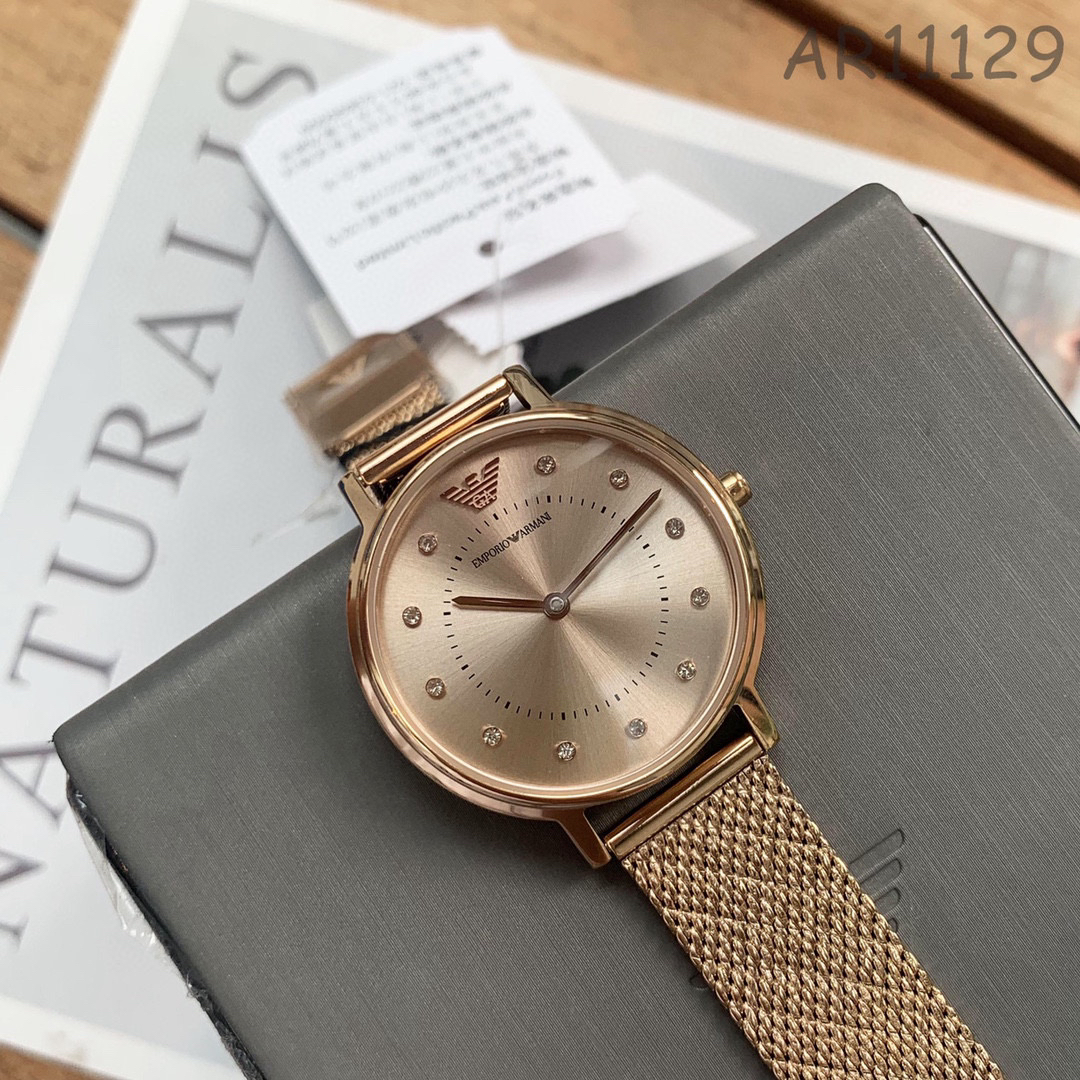 原单品质 阿玛尼armani女表ar11129 机芯:原装石英机芯