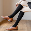 【拉长显瘦“美腿杀”】秋冬新品小腿袜塑形美腿袜微压显瘦学院风纯色长腿袜jk潮袜堆堆袜采用优质新疆棉 商品缩略图1