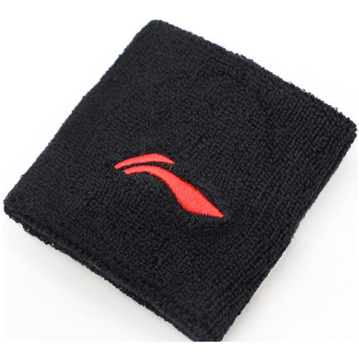 李宁AQAH142-1短式毛巾护腕黑000短款两只装 商品图0
