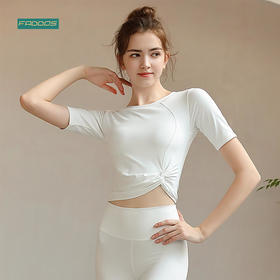 F202078梵蒂欧瑜伽短袖（含胸垫）
