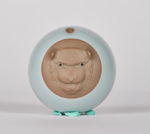 生肖主人杯｜东道汝窑·虎虎生威B杯（天青） 商品图1