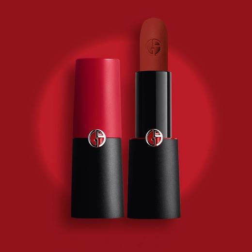 意大利 Armani阿玛尼 挚爱红黑管哑光口红 商品图0