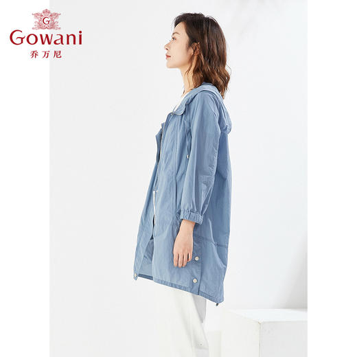 乔万尼新品衣休闲中长款外套宽松版型EI3A185 商品图1