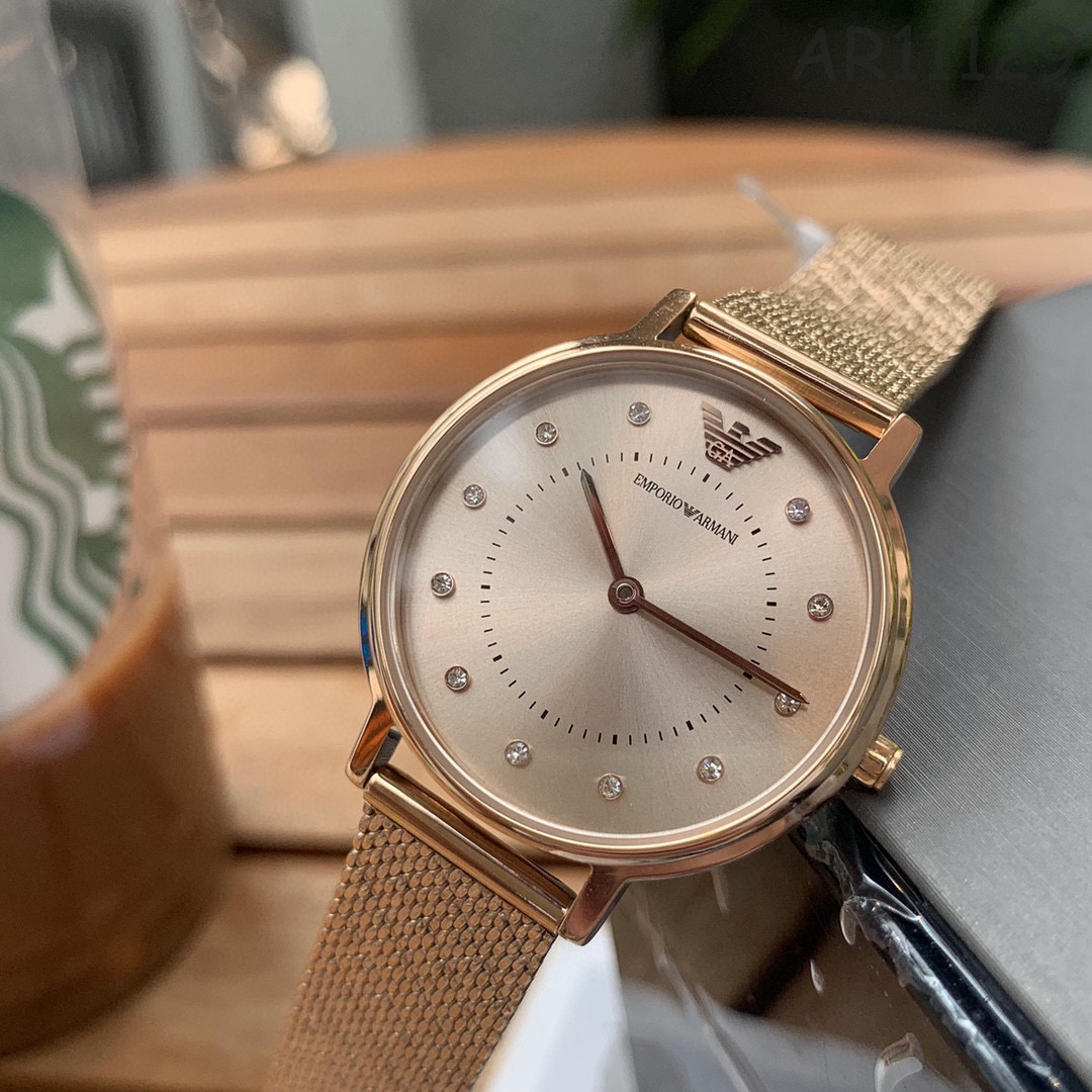 原单品质 阿玛尼armani女表ar11129 机芯:原装石英机芯