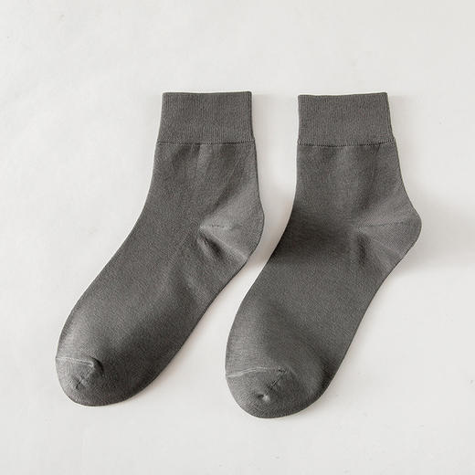 【优选新疆长绒棉】新品纯色中筒袜男女情侣袜紧密赛络纺精梳棉长筒袜商务休闲袜潮袜子 商品图10